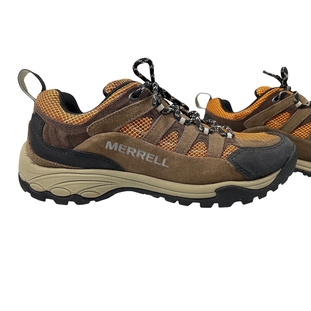 Merrell‎ Catalyst Ventilator Hiking Shoe Men's 9.5 Kangaroo Dark Cheddar EUC - Picture 2 of 10